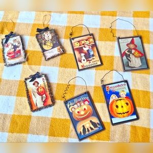 Bethany lowe postcars 7 Pc ornament set